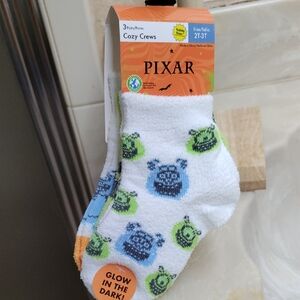 👾Pixar Cozy Crews Kids Glow Socks -
